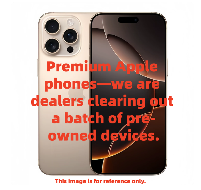Premium pre-owned Apple phones available; contact WP if you're interested in purchasing—please specify the model.